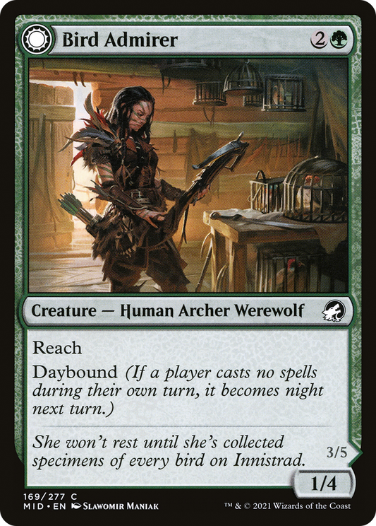Bird Admirer // Wing Shredder [Innistrad: Midnight Hunt] Foil