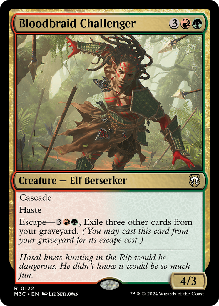 Bloodbraid Challenger [Modern Horizons 3 Commander] | Silver Goblin