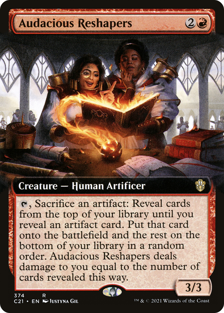 Audacious Reshapers (Extended Art) [Commander 2021]