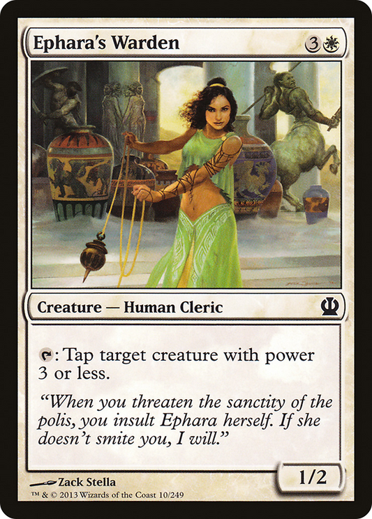 Ephara's Warden [Theros] Foil