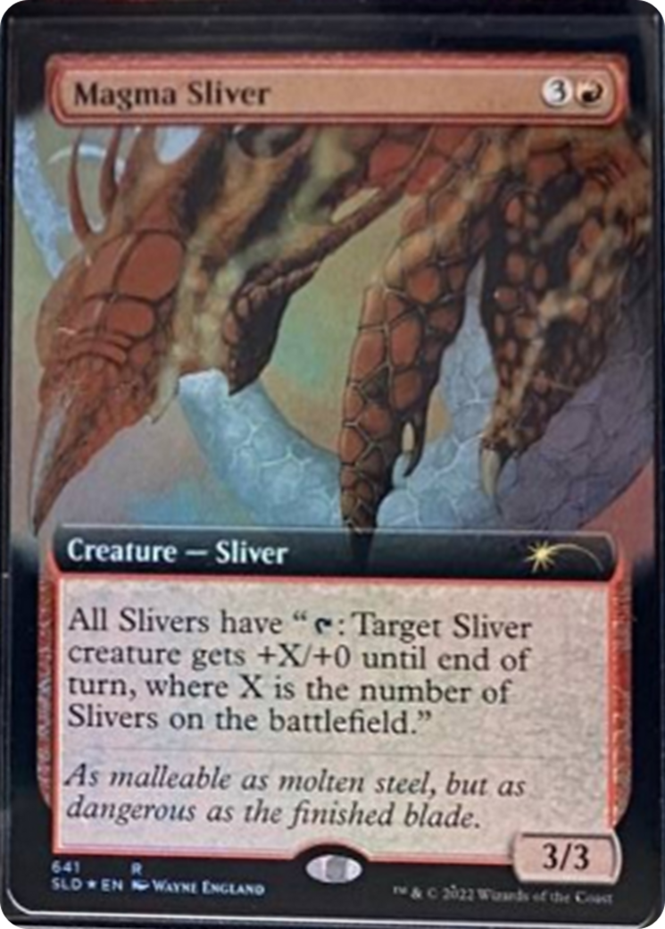 Magma Sliver (Extended Art) [Secret Lair Drop Series] | Silver Goblin