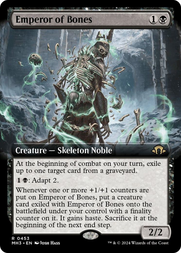 Emperor of Bones (Extended Art) [Modern Horizons 3] | Silver Goblin