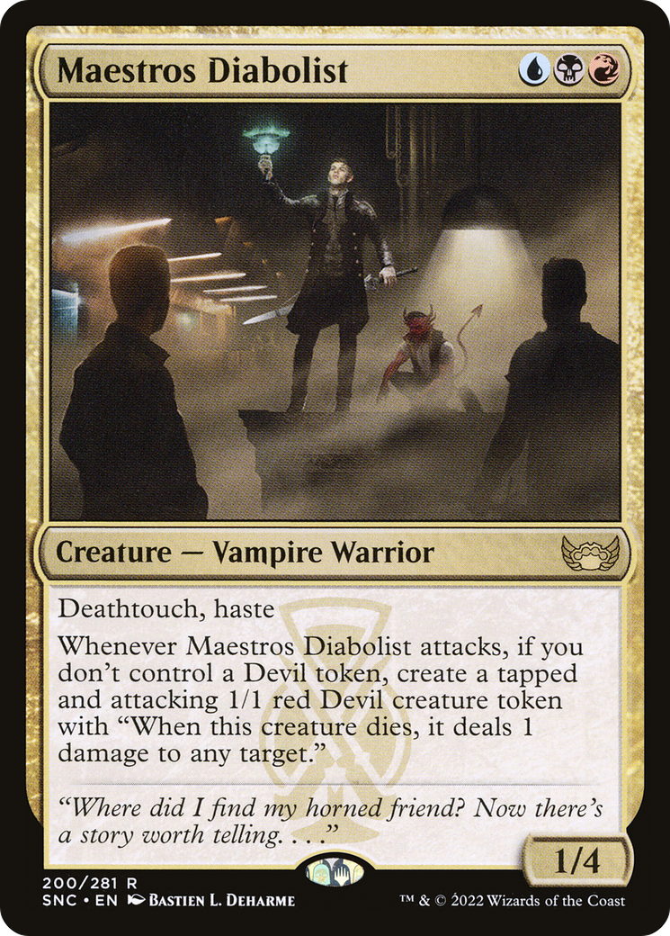 Maestros Diabolist [Streets of New Capenna] Foil