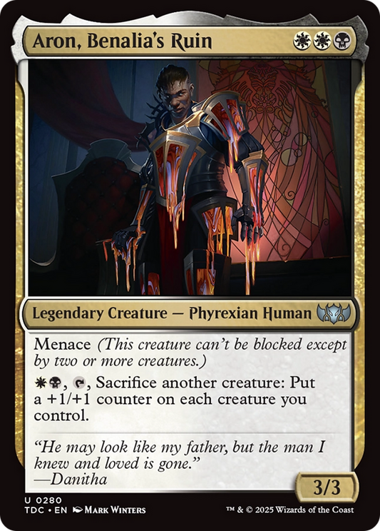 Aron, Benalia's Ruin (280) - Commander: Tarkir: Dragonstorm