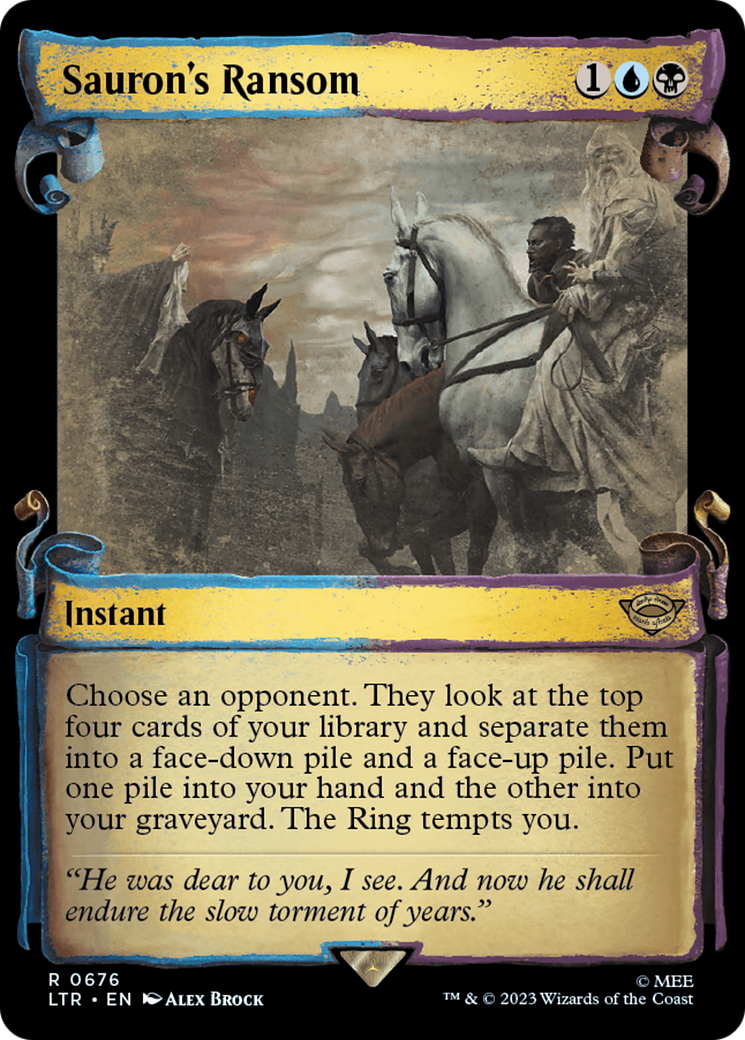 Sauron's Ransom [The Lord of the Rings: Tales of Middle-Earth Showcase Scrolls] Foil