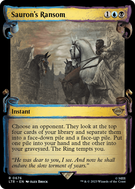 Sauron's Ransom [The Lord of the Rings: Tales of Middle-Earth Showcase Scrolls] Foil