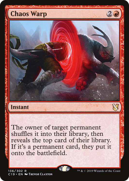 Chaos Warp [Commander 2019]