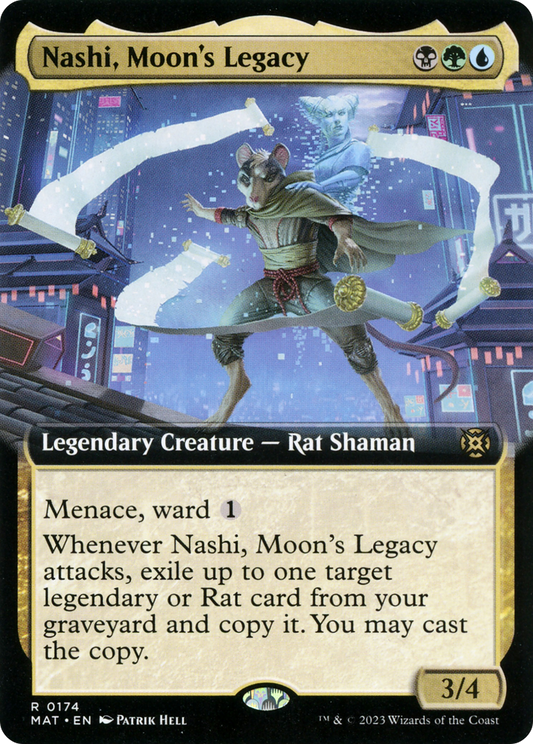 Nashi, Moon's Legacy (Extended Art) [March of the Machine: The Aftermath] Foil