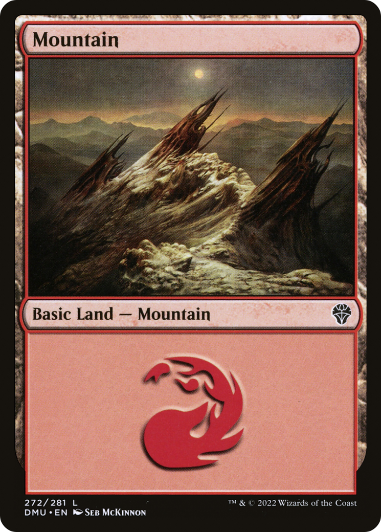 Mountain (272) [Dominaria United] Foil