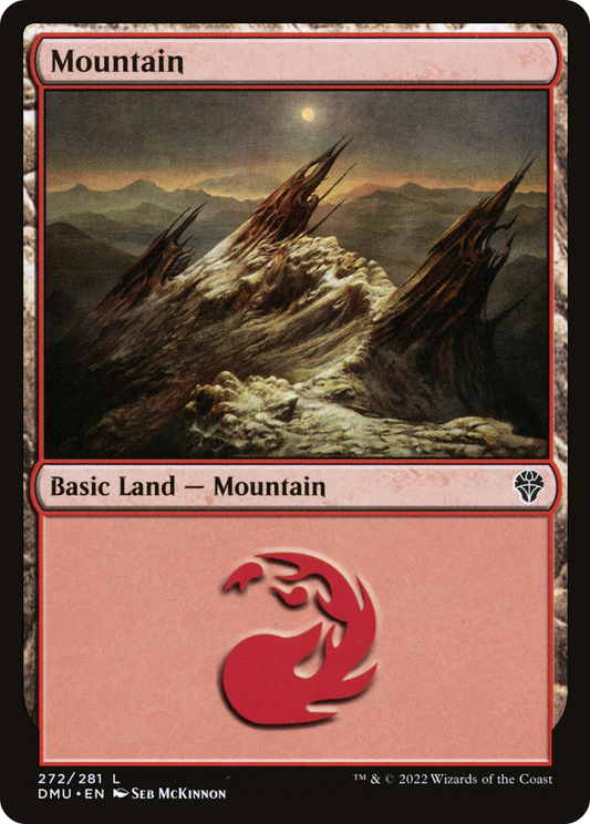 Mountain (272) [Dominaria United] Foil