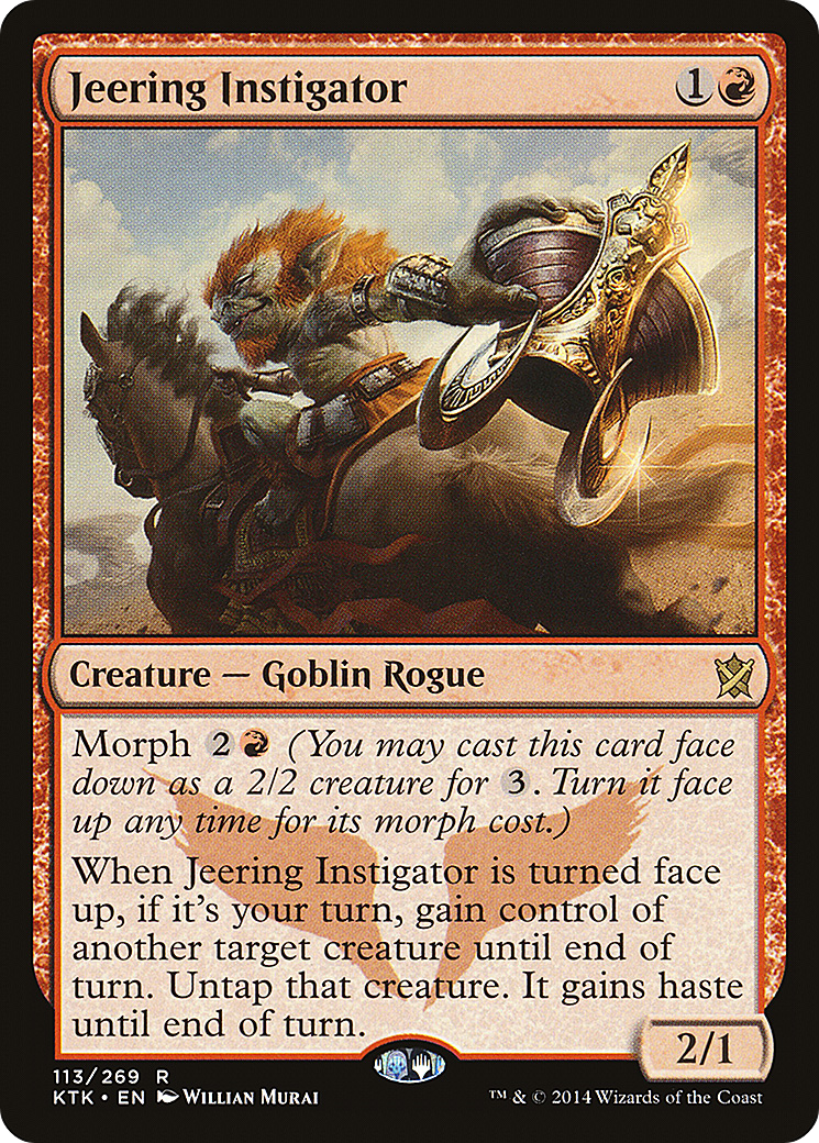 Jeering Instigator [Khans of Tarkir] | Silver Goblin