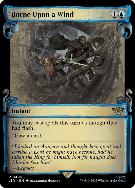 Borne Upon a Wind [The Lord of the Rings: Tales of Middle-Earth Showcase Scrolls] Foil