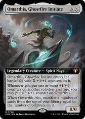 Omarthis, Ghostfire Initiate (Extended Art) [Commander Masters] | Silver Goblin