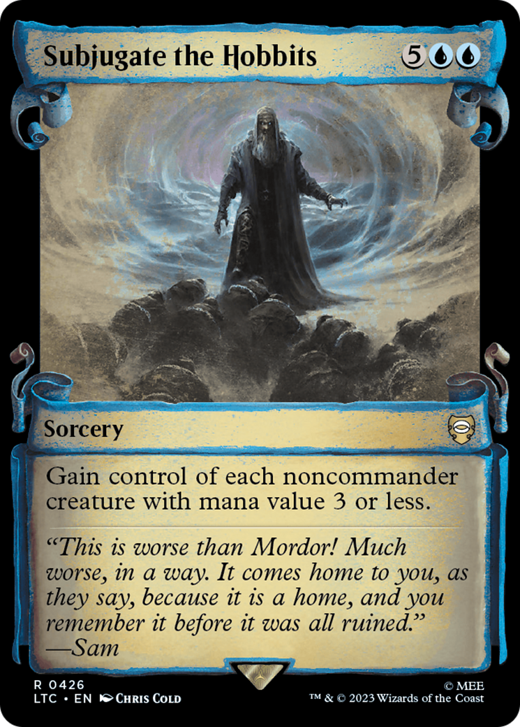 Subjugate the Hobbits (Showcase Scrolls) (Showcase) (426) Foil - Tales of Middle-earth Commander