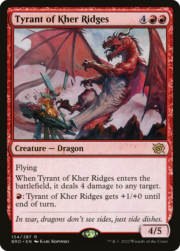 Tyrant of Kher Ridges [The Brothers' War] Foil