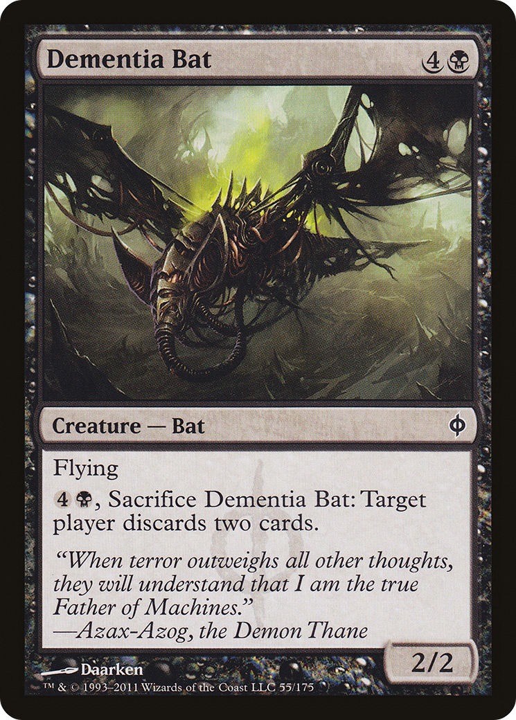 Dementia Bat [New Phyrexia] Foil