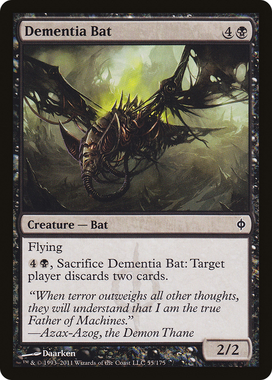 Dementia Bat [New Phyrexia] Foil