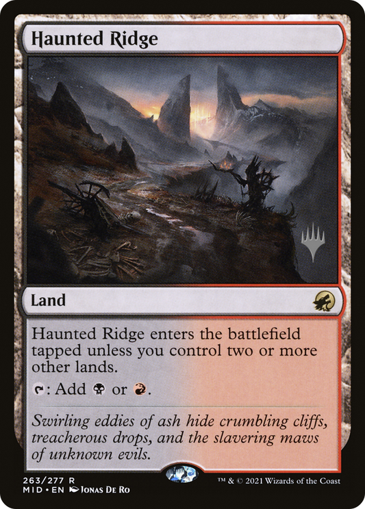 Haunted Ridge (Promo Pack) [Innistrad: Midnight Hunt Promos] Foil