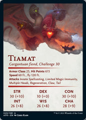 Tiamat Art Card [Dungeons & Dragons: Adventures in the Forgotten Realms Art Series] | Silver Goblin