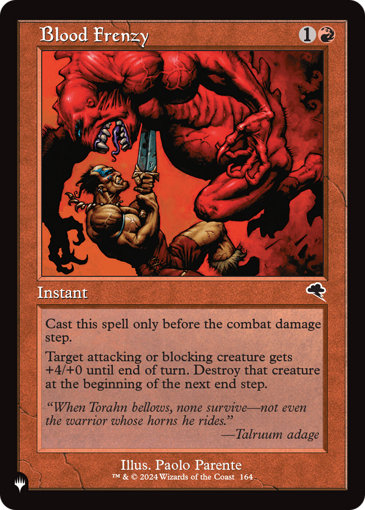 Blood Frenzy [The List Reprints] | Silver Goblin