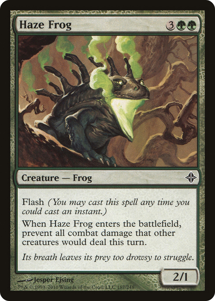 Haze Frog [Rise of the Eldrazi] Foil