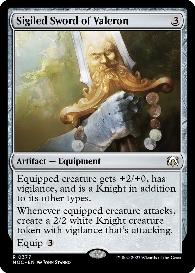 Sigiled Sword of Valeron [March of the Machine Commander] | Silver Goblin