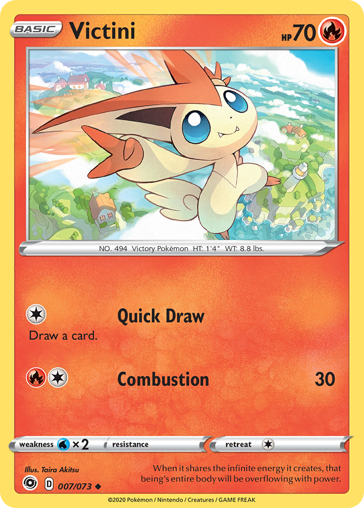 Victini (007/073) [Sword & Shield: Champion's Path] | Silver Goblin