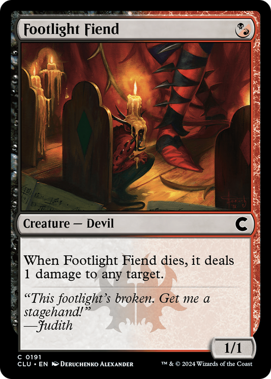 Footlight Fiend (191)