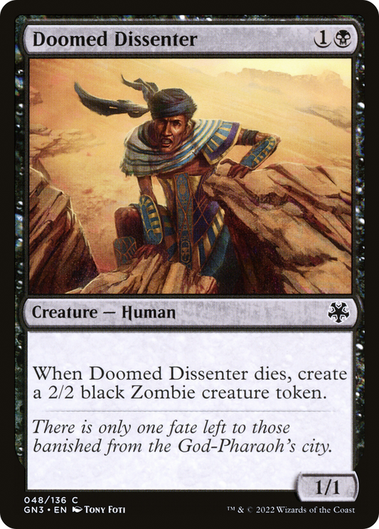 Doomed Dissenter [Game Night: Free-for-All]