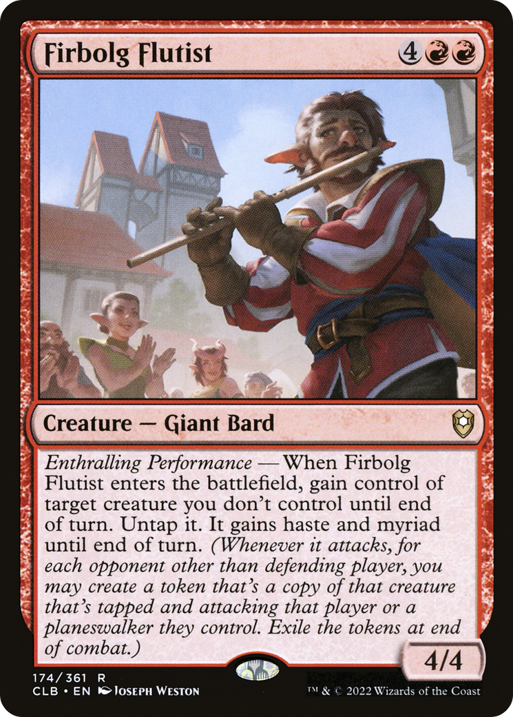 Firbolg Flutist [Commander Legends: Battle for Baldur's Gate] Foil