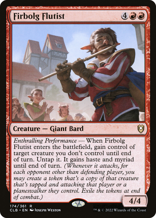 Firbolg Flutist [Commander Legends: Battle for Baldur's Gate] Foil