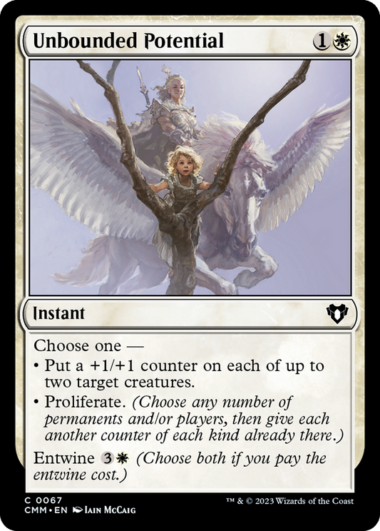 Unbounded Potential [Commander Masters] Foil