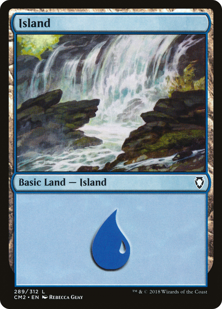 Island (289) [Commander Anthology Volume II] | Silver Goblin