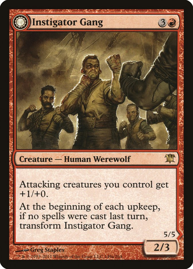 Instigator Gang // Wildblood Pack [Innistrad] Foil