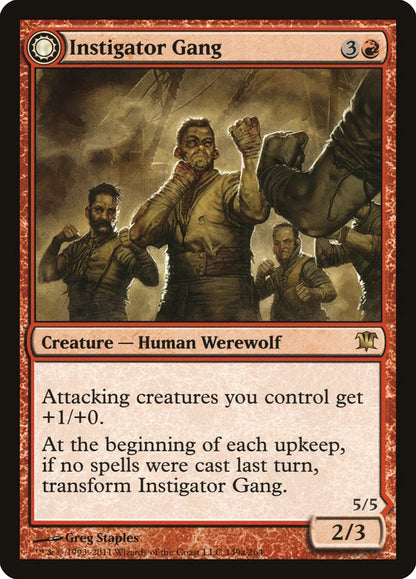 Instigator Gang // Wildblood Pack [Innistrad] Foil