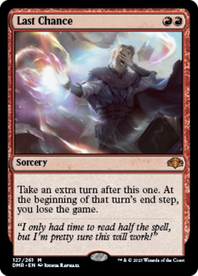 Last Chance [Dominaria Remastered] | Silver Goblin