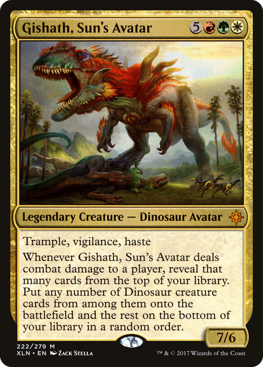 Gishath, Sun's Avatar [Ixalan] Foil
