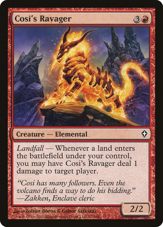 Cosi's Ravager [Worldwake] Foil