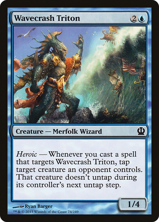 Wavecrash Triton [Theros] Foil