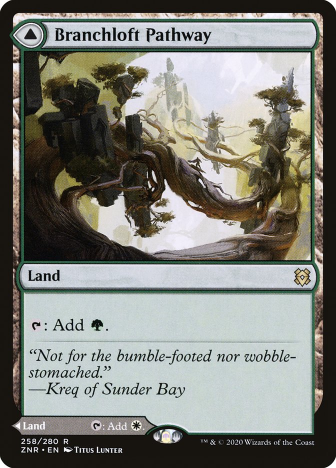 Branchloft Pathway // Boulderloft Pathway [Zendikar Rising] Foil