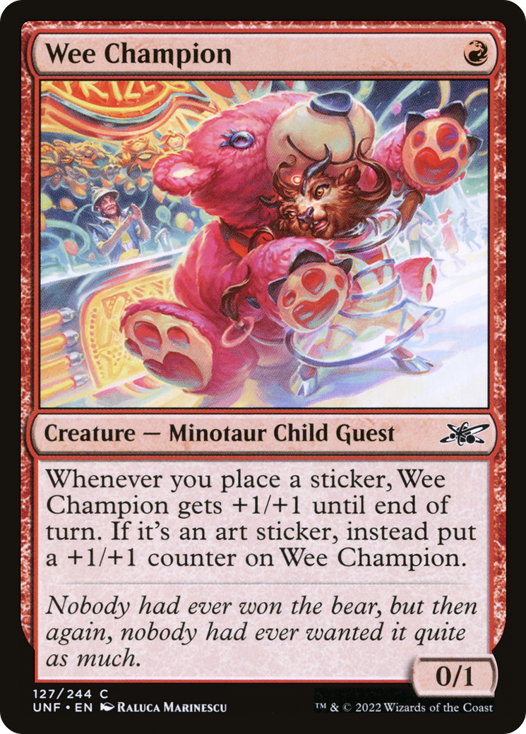 Wee Champion (127) Foil - Unfinity