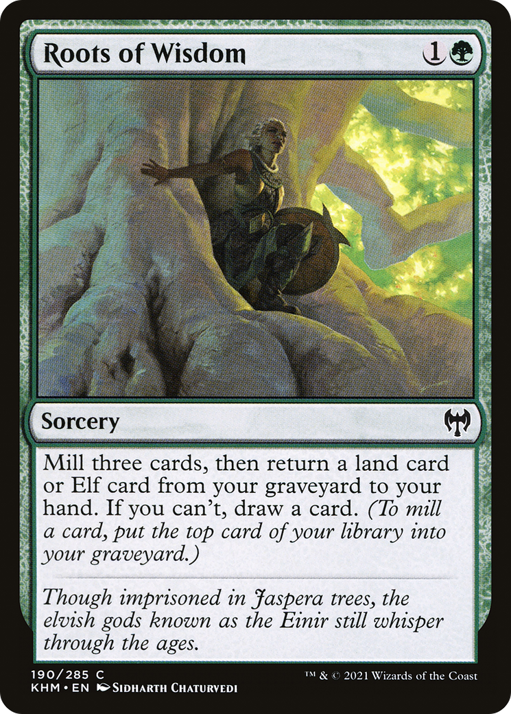 Roots of Wisdom (190) Foil - Kaldheim