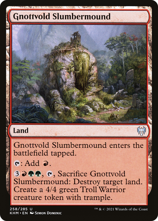 Gnottvold Slumbermound [Kaldheim] Foil