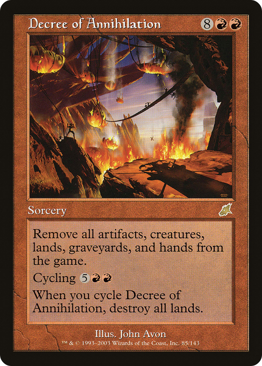 Decree of Annihilation [Scourge] Foil