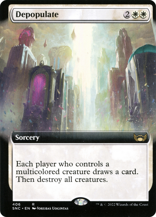 Depopulate (Extended Art) [Streets of New Capenna] Foil