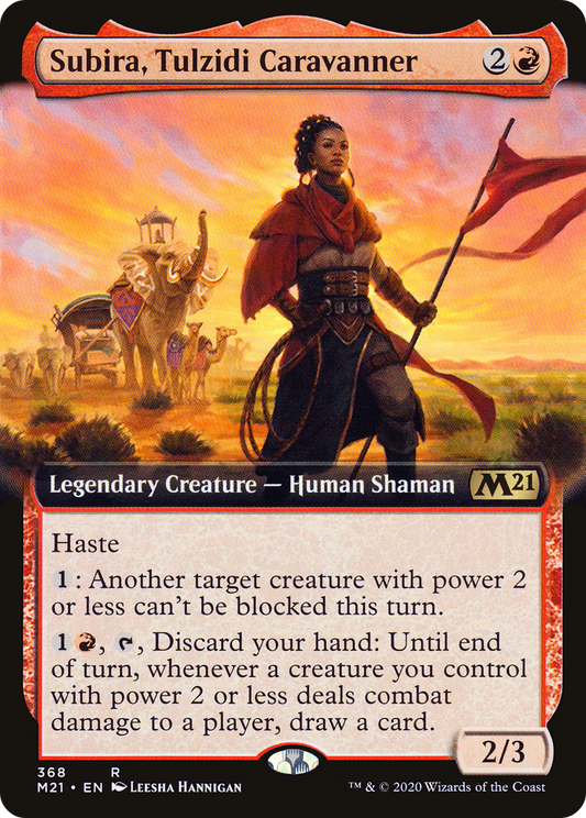 Subira, Tulzidi Caravanner (Extended Art) [Core Set 2021]
