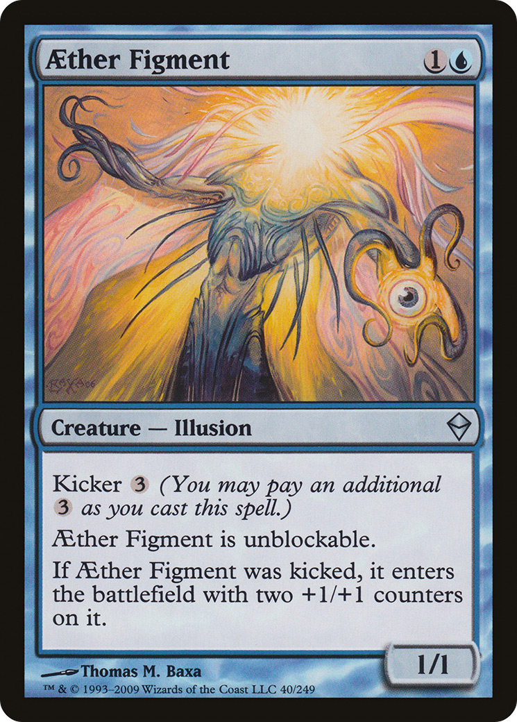 Aether Figment [Zendikar] | Silver Goblin