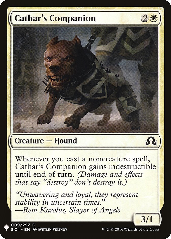 Cathar's Companion [Mystery Booster] | Silver Goblin