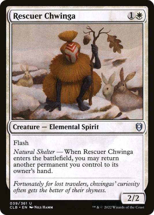 Rescuer Chwinga [Commander Legends: Battle for Baldur's Gate] Foil