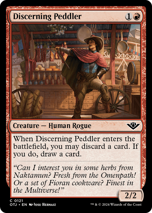 Discerning Peddler [Outlaws of Thunder Junction] Foil